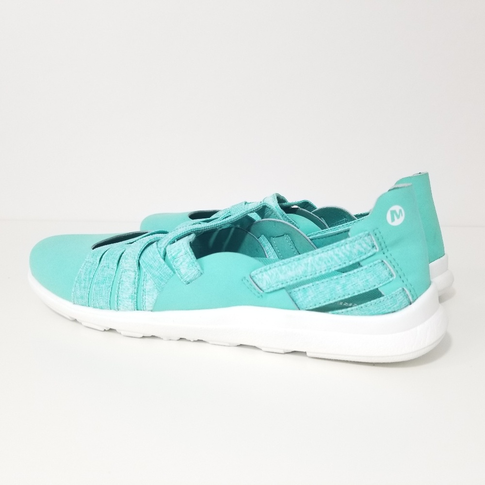 Merrell Flora Kye Weave Slip on Sneakers Aqua Blue